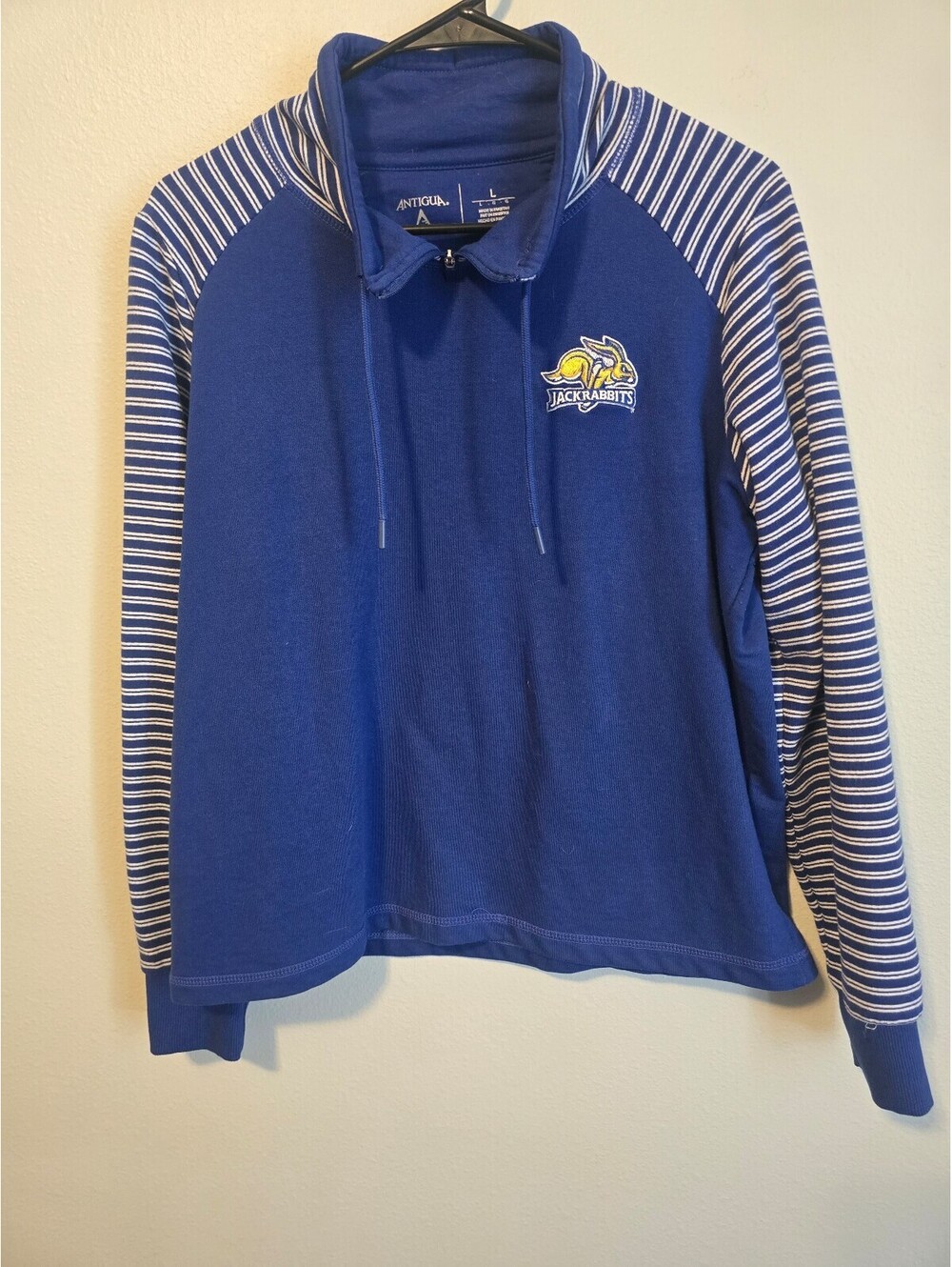 Antigua SDSU Jackrabbits Mockneck Longsleeve Pullover (L)